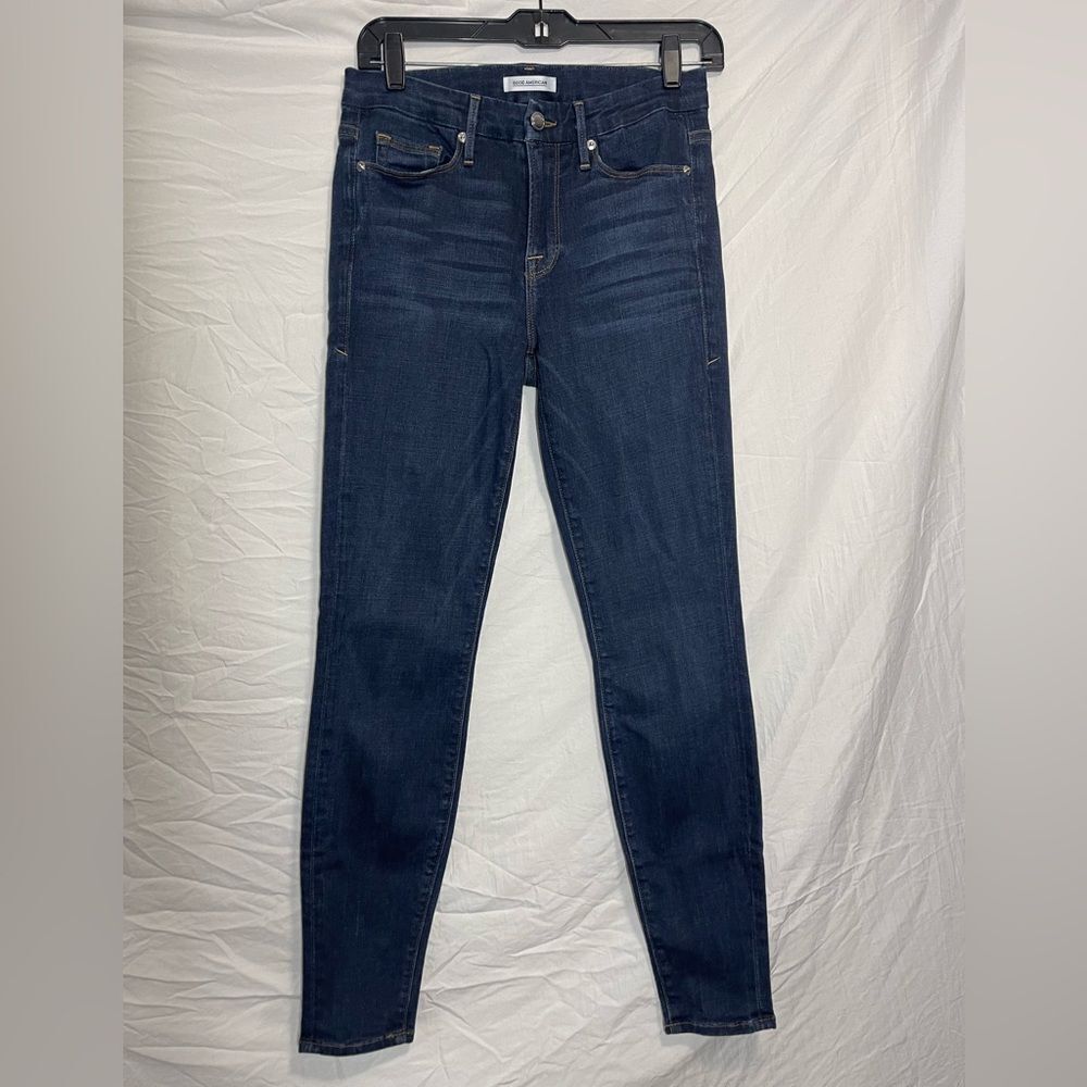 Good American Dark Blue “Good Legs” Jeans